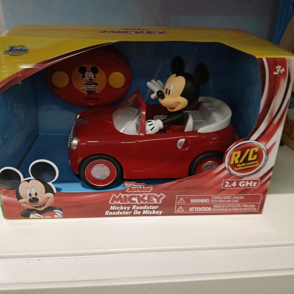 Mickey mouse vehicle toy new